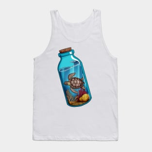 Sea Turtle Bottle Tank Top